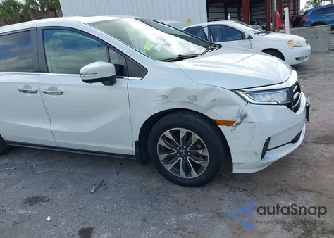 2022 Honda Odyssey Ex-L from USA, damaged, VIN 5FNRL6H72NB021542